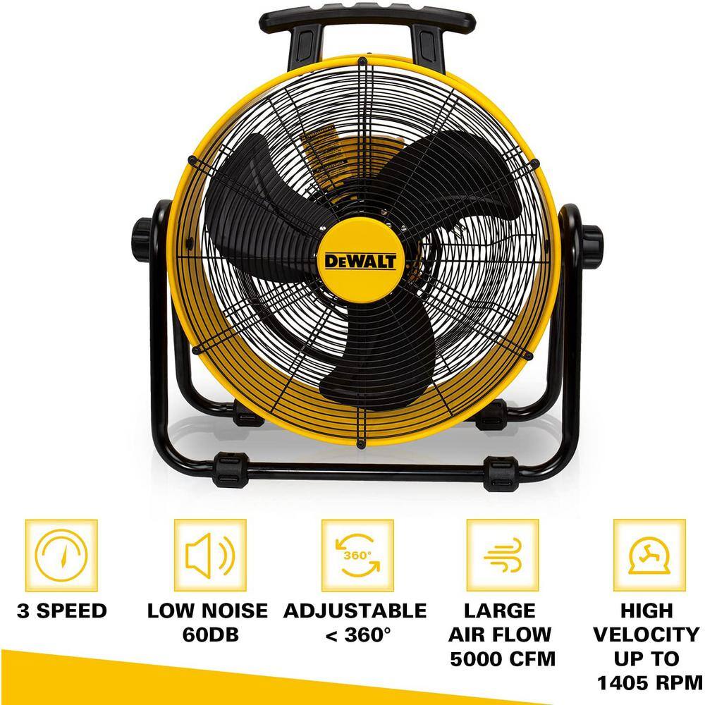 DW 20 in. 3-Speed Heavy-Duty Drum Fan with 6 ft. Power Cord DXF-2042