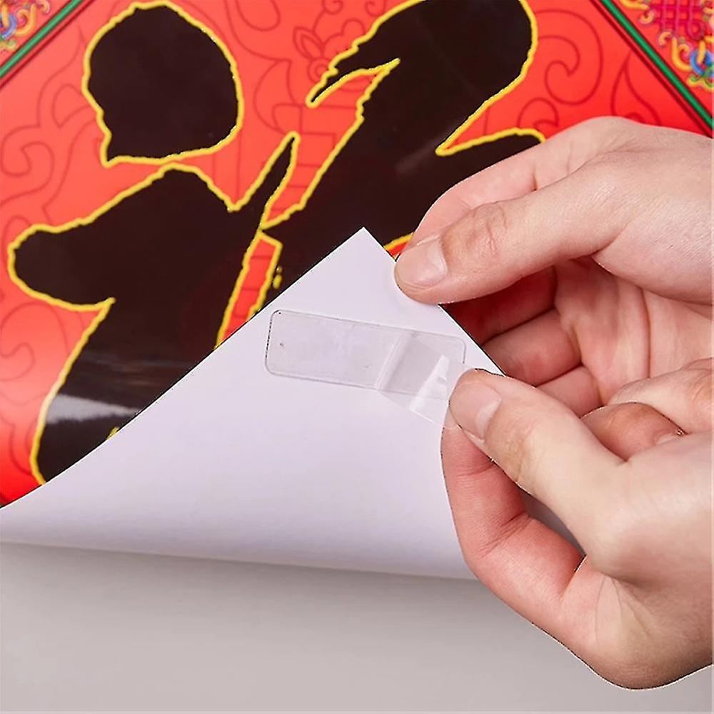 60pcs Reusable Multifunctional Double Sided Adhesive Clear Tape Sticky Transparent Tape High-quality