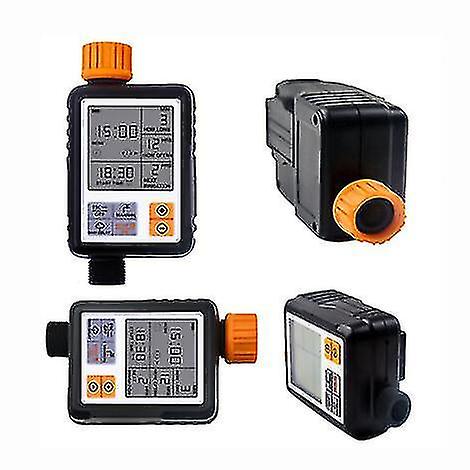 Automatic Watering Controller and Timer Automatic Watering Timer Big Screen Smart Irrigation - Black