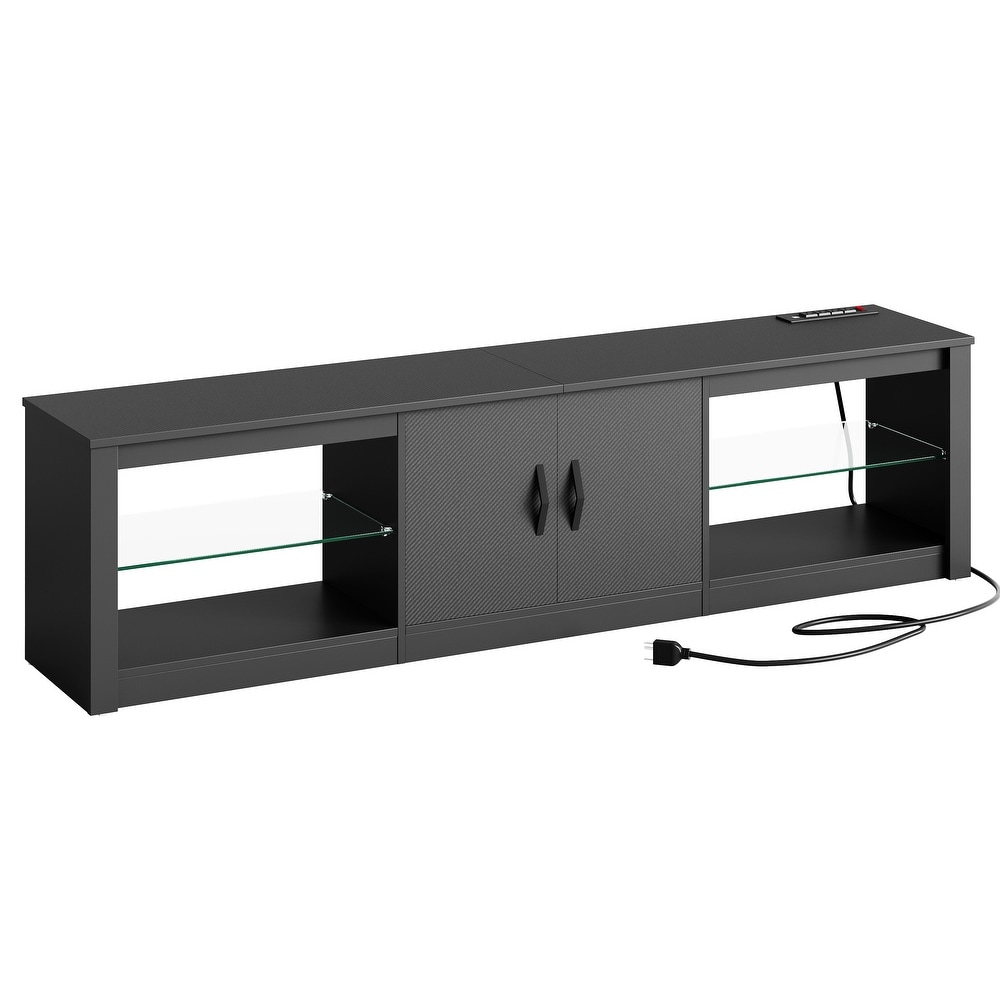 70 inch Modern TV Stand for TVs up to 75 inch with LED   Outlet   70 inch