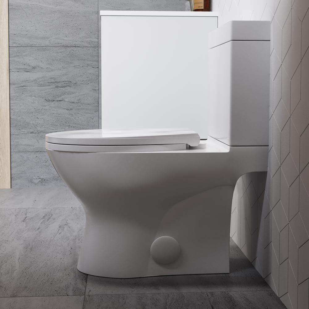 Swiss Madison Cache 2Piece Elongated Toilet Dual Flush in White