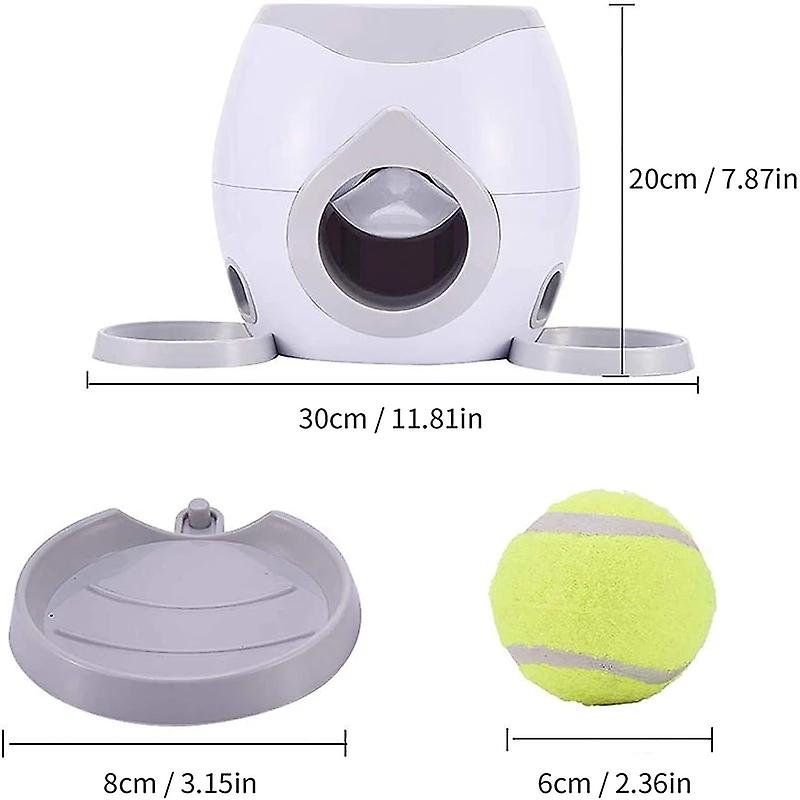 Tennis Launcher Dog Ball Throwing Machine Dog Accessories Automatic Pet Feeder Interactive Dog Toys Food Reward Machine