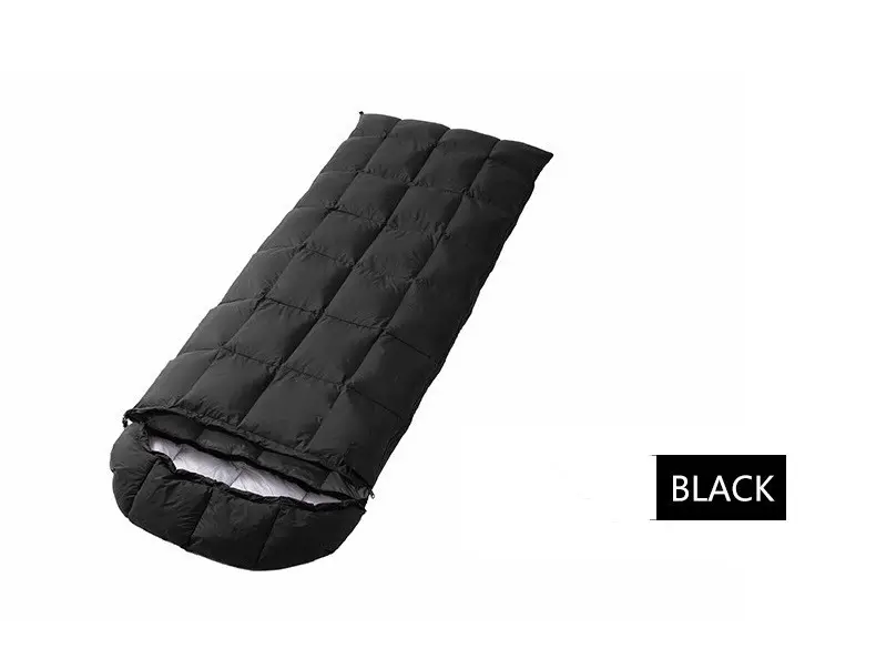 Outdoor Best Hot Selling Camping Envelope Whole Duck Down Winter High Quality Big Sleeping Bag Traveling Sleeping Bag For Hiking