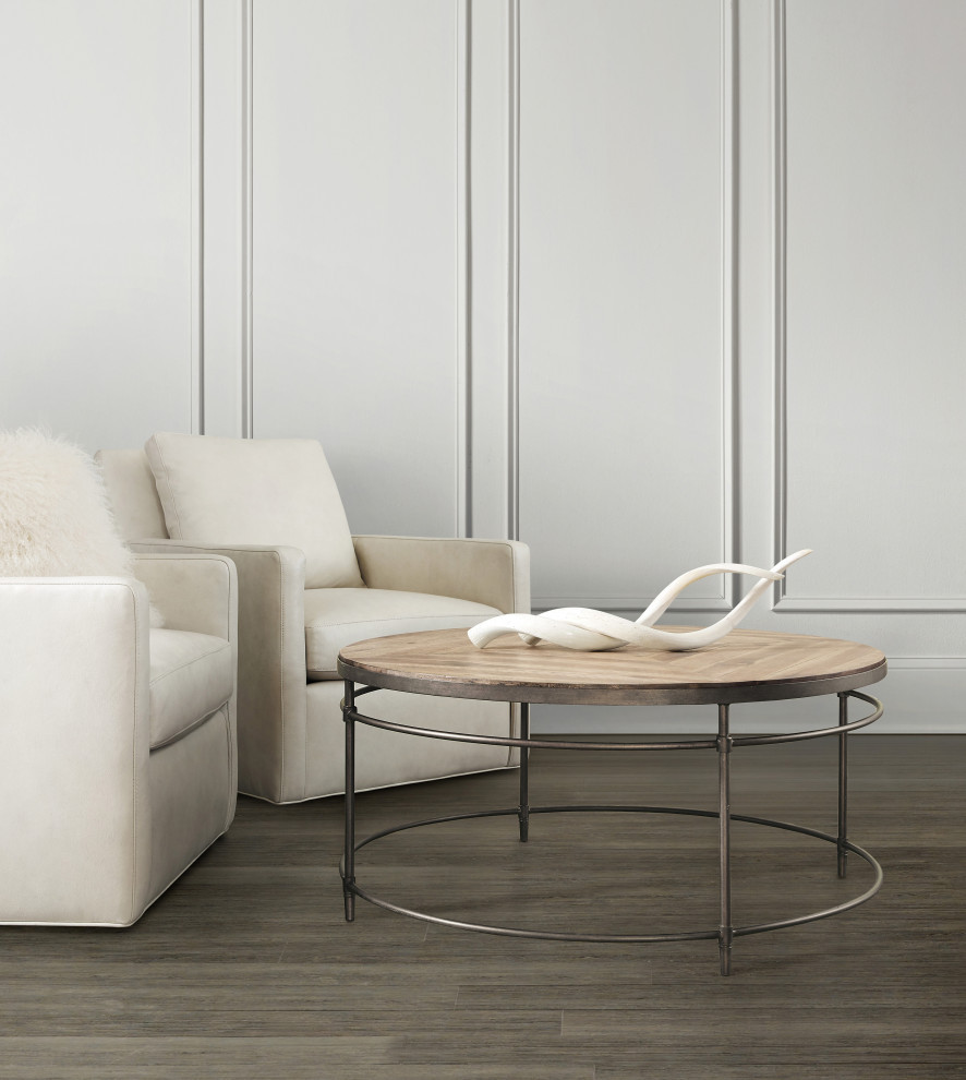 St. Armand Round Cocktail Table   Industrial   Coffee Tables   by Hooker Furniture  Houzz