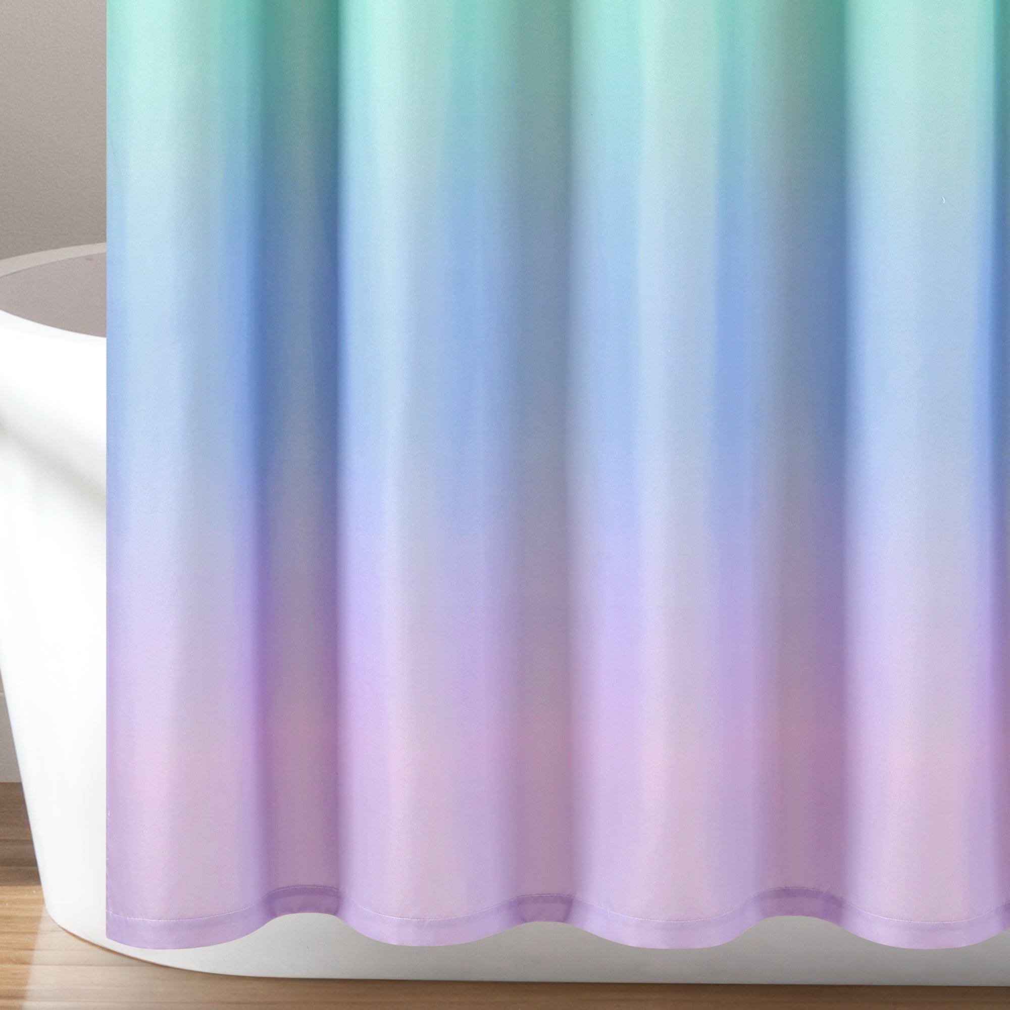 Rainbow Ombre Shower Curtain