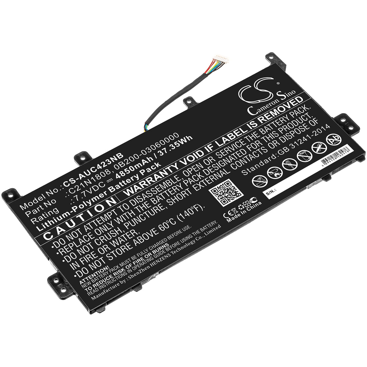 Asus C423 C423NA C423NA0031AN4200 C423NA1A C423N Replacement Battery BatteryClerkcom Laptop and Notebook