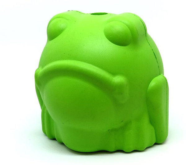 SodaPup TPE Bull Frog Treat Dispenser Dog Toy