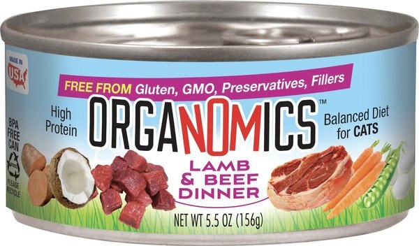 OrgaNOMics Lamb and Beef Dinner Grain-Free Pate Wet Cat Food