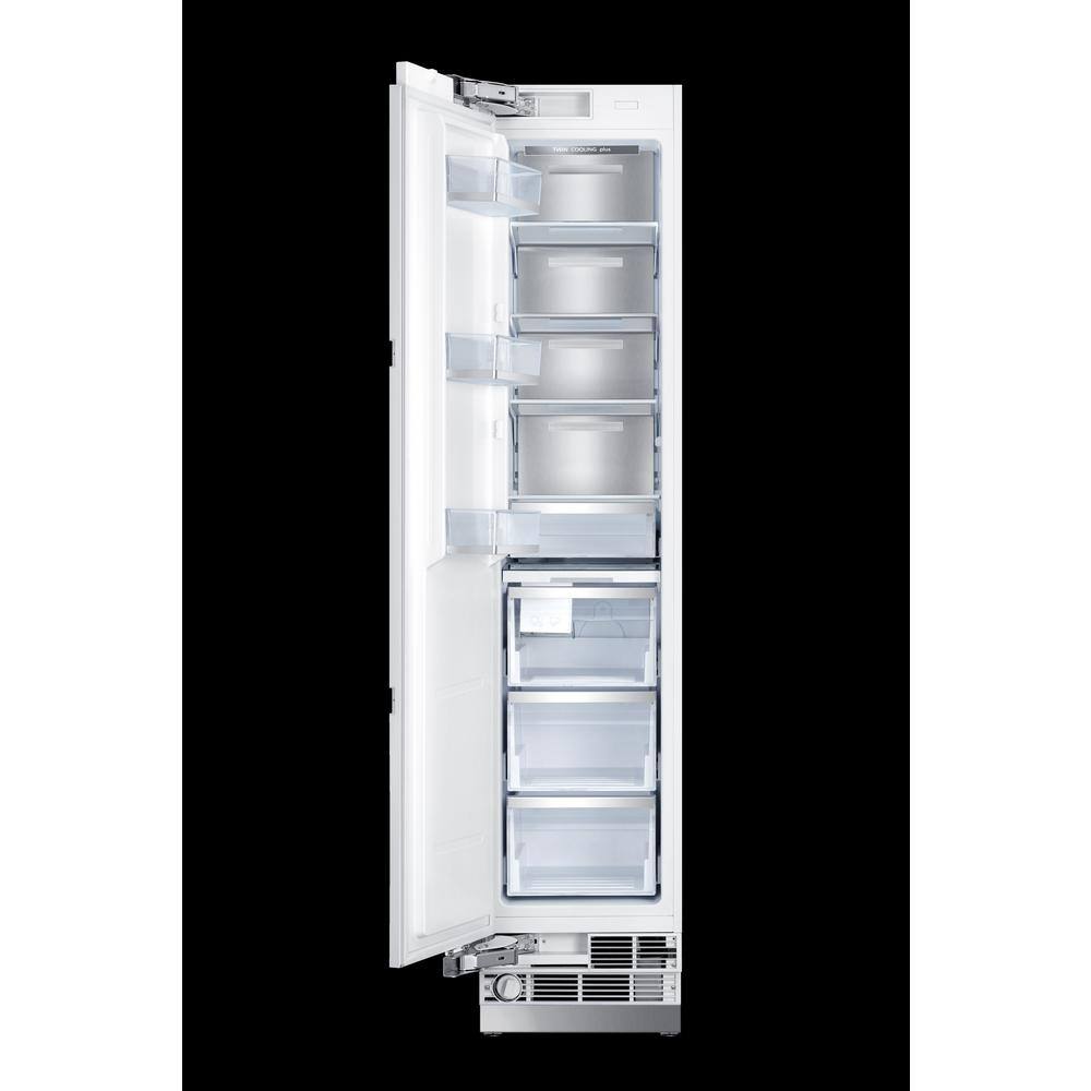 Hallman 18 in. Built in Integrated Column (IC) Freezer with 8.6 cu. ft. with automatic icemaker Panel Ready HRBIAF18PR