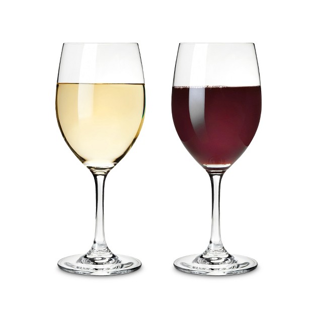 True Stemmed Wine Glasses Lead free Crystal Glassware For Red And White Wine Dishwasher Safe Set Of 4 14 Oz Clear