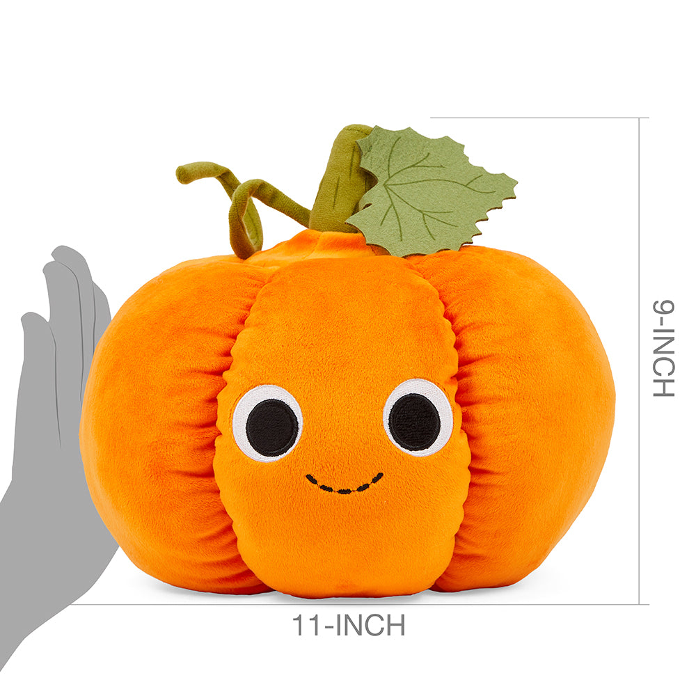 Yummy World Jack O’Lantern Interactive Pumpkin Plush with Candy Corns