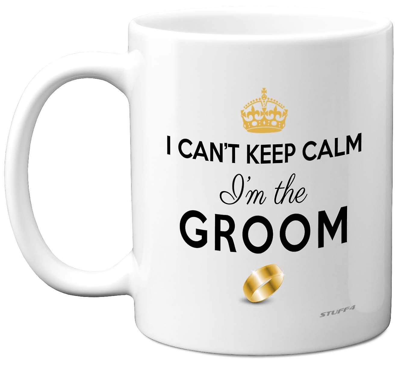 Can't Keep Calm Groom To Be Mug Funny Stag Do Party Wedding Gifts 11oz Premium Tea Coffee Cup