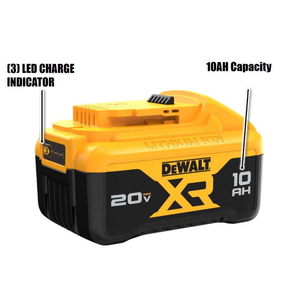 DW 20V 10Ah MAX Lithium-Ion Battery Pack DCB210-OPE