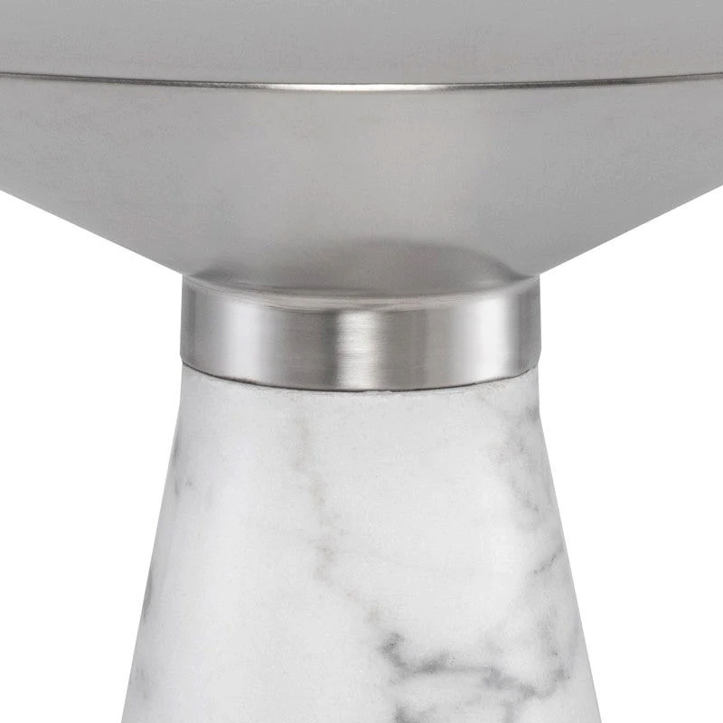 Tara Silver Side Table   Contemporary   Side Tables And End Tables   by V.S.D Furniture  Houzz