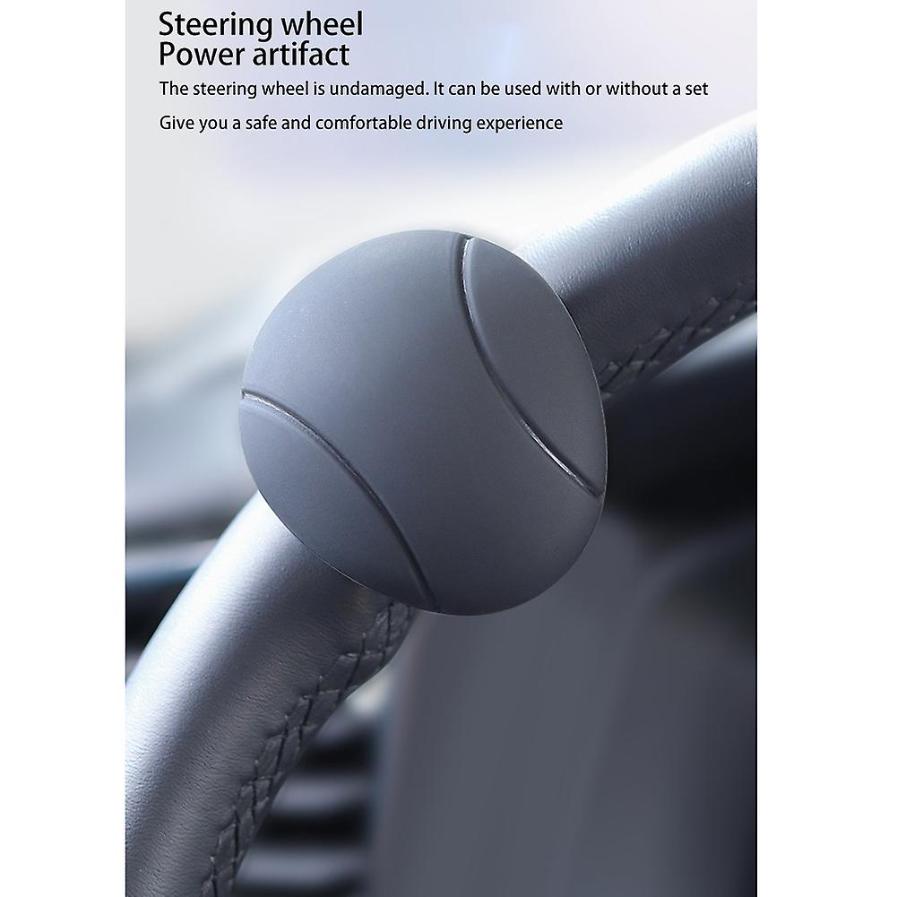 Car Steering Wheel Booster Fine-tuning Steering Driver Assist Booster 360 Degrees Rotation One-handed Operation Non-slip Silicone Booster For Most Car