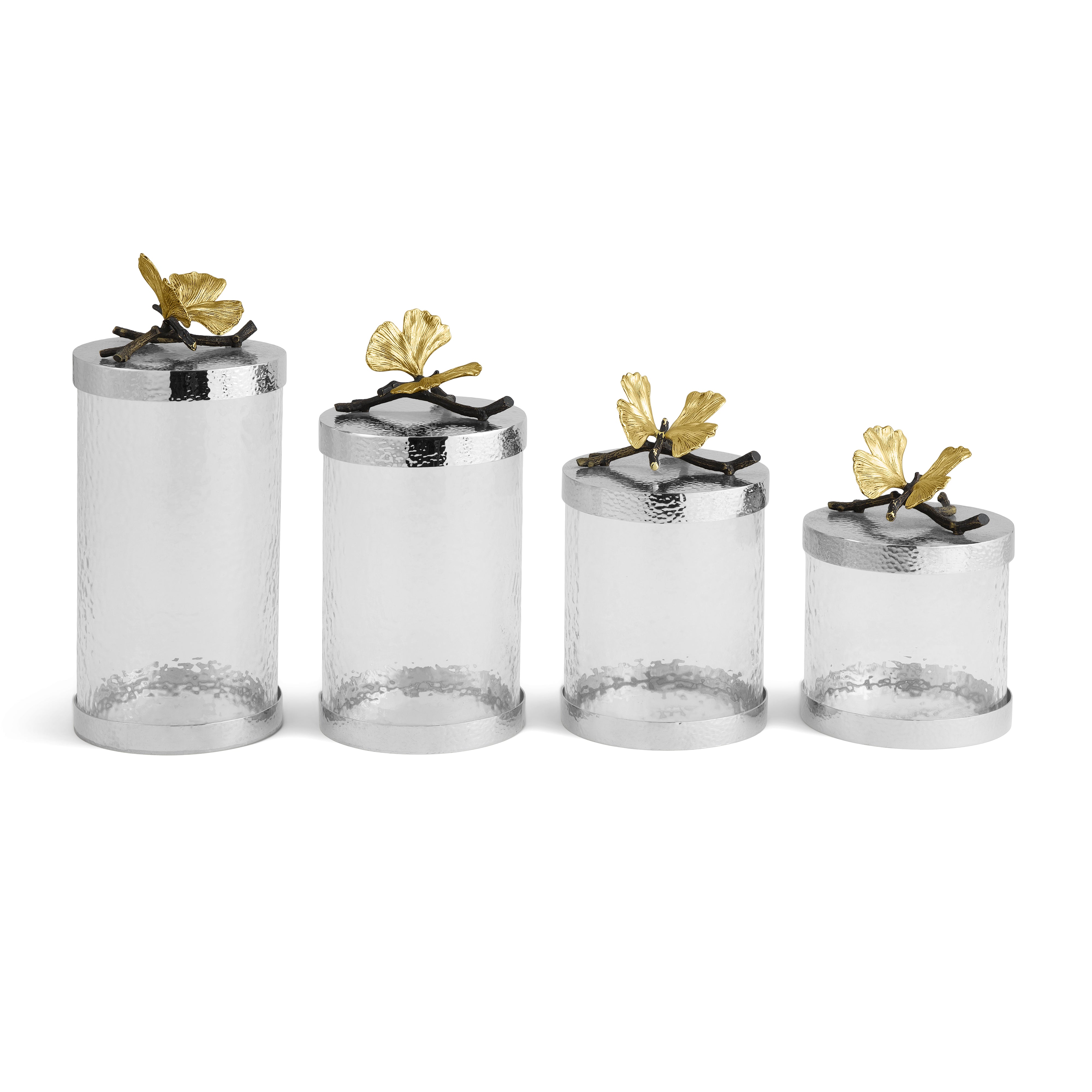 Butterfly Ginkgo Canisters