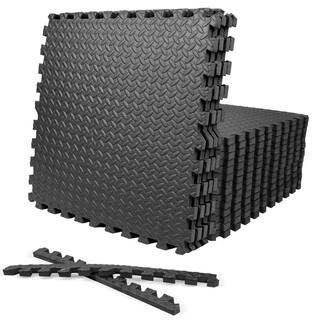 CAP 24 in. W x 24 in. L x 34 in. T Extra Thick Interlocking Puzzle Exercise Mat for Home and Gym Equipment (72 sq. ft.) MTS3-2206AM