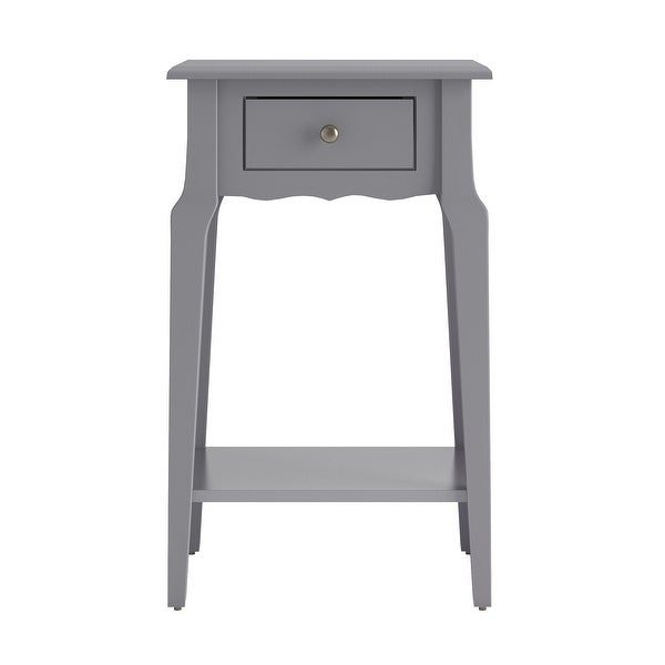 Daniella 1-Drawer Wood Storage Accent End Table by iNSPIRE Q Bold