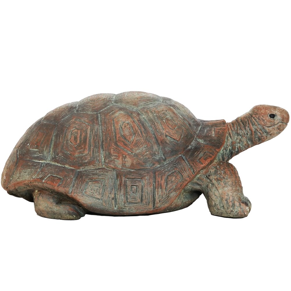 Sunnydaze Talia the Tortoise Indoor/Outdoor Lawn and Garden Statue   29.5\