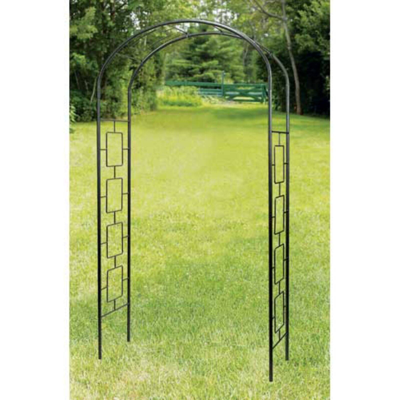 Achla Designs Modern 8.25 ft. Iron Arch Arbor