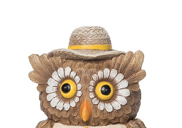 Gallerie Ii Owl W give Thanks Pumpkin Figurine