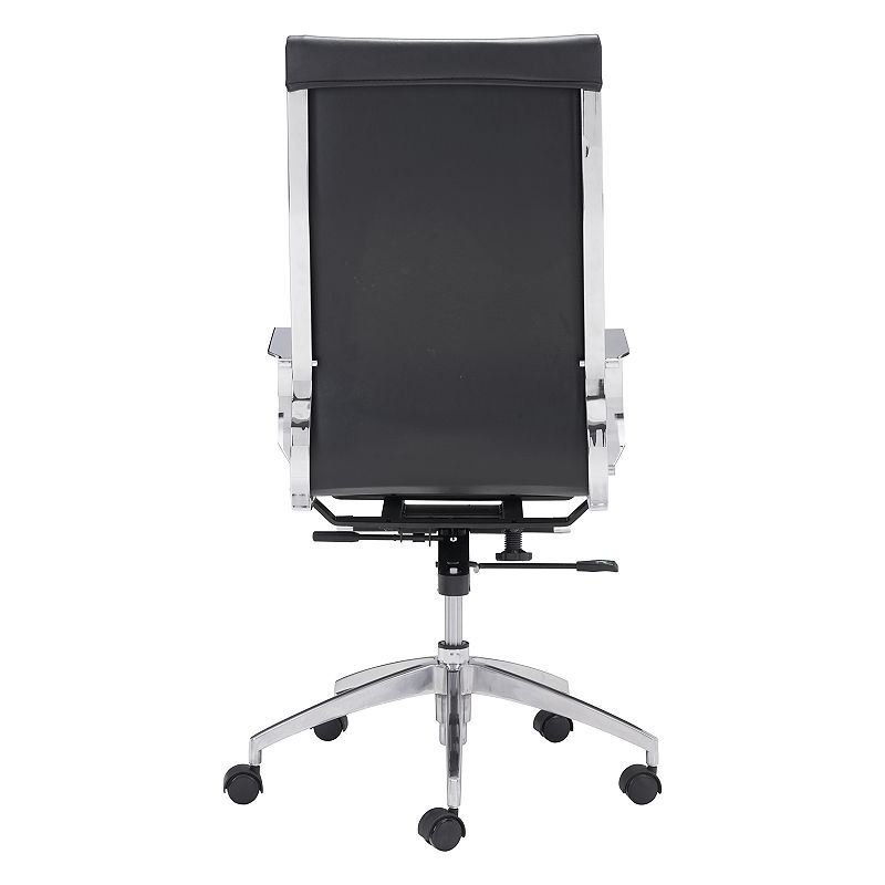 Zuo Modern High Back Adjustable Glider Desk Chair