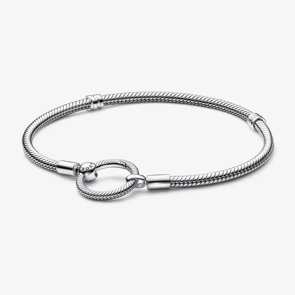 PANDORA  Pandora Moments O Closure Snake Chain Bracelet