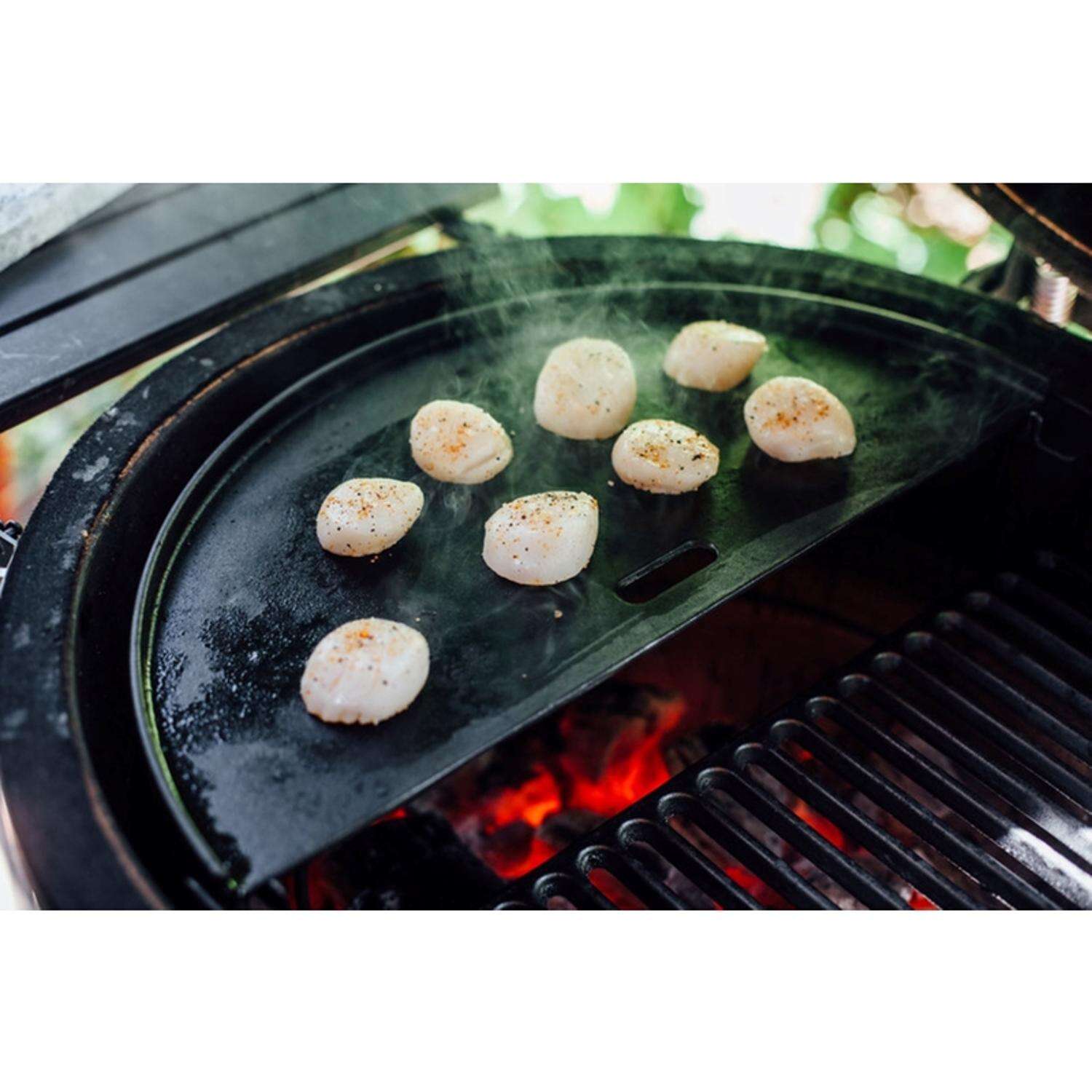 Kamado Joe Big Joe Cast Iron Griddle 24 in. L X 12 in. W 1 pk