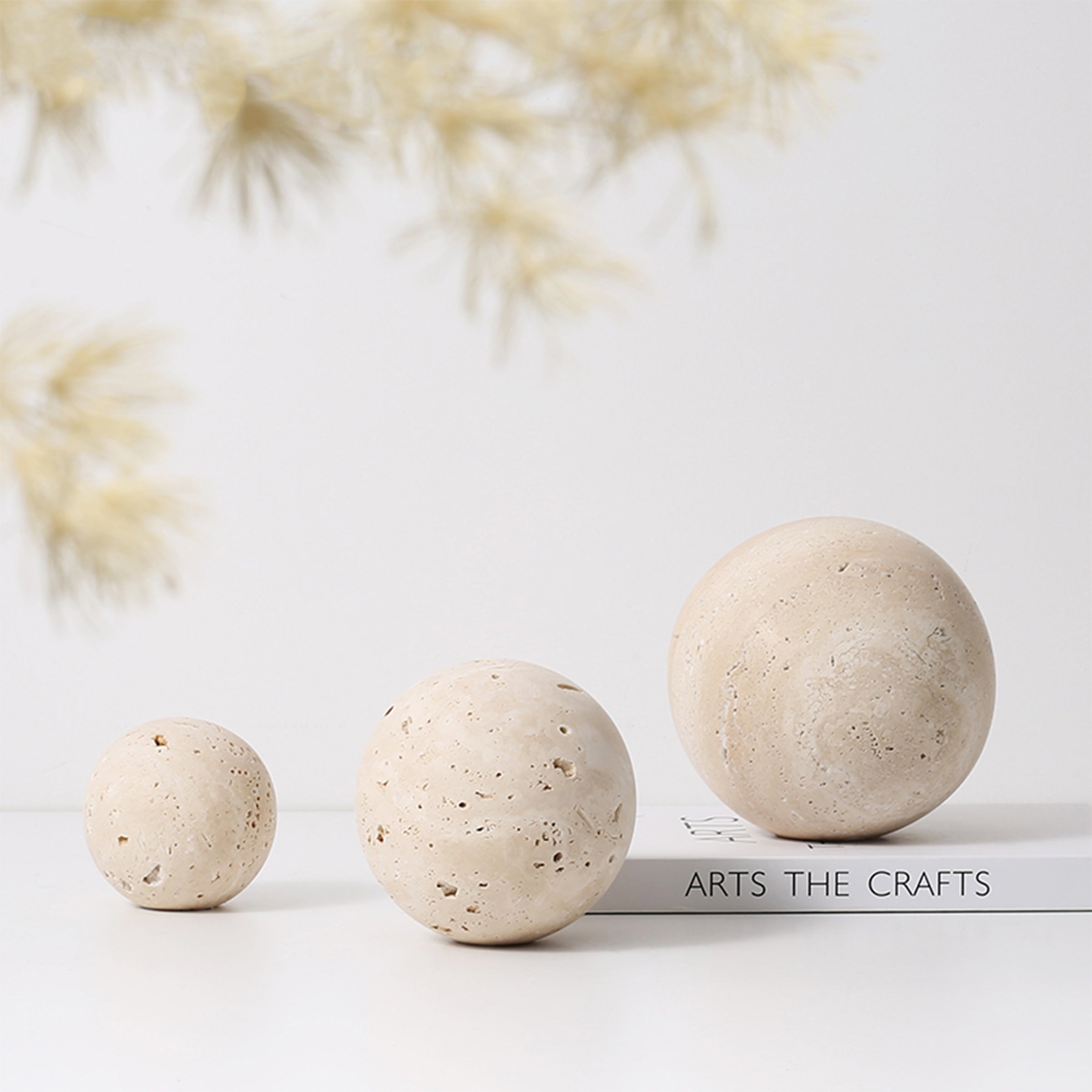 Beige Natural Stone Orb - A Fb-T2017A