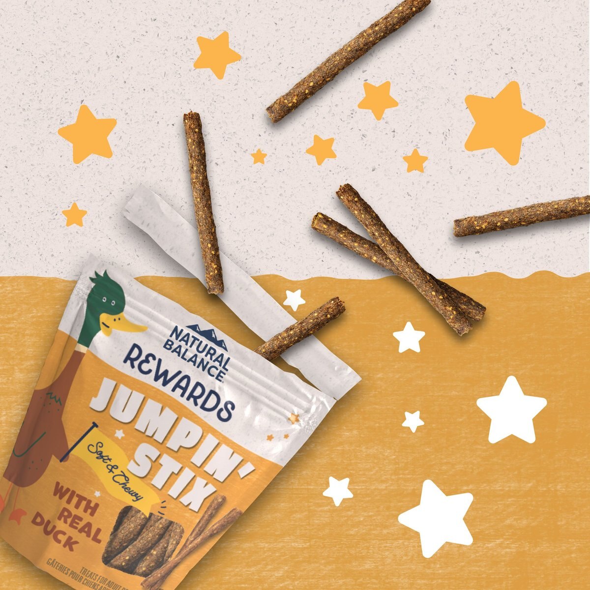 Natural Balance Rewards Jumpin' Stix With Real Duck Dog Treats