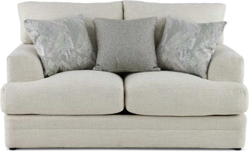 Zeller Cream Loveseat