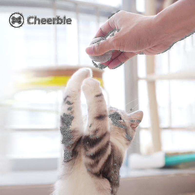 Gojoy Cheerble Ball Small Plush Ball Magic Ball Cat Toy Ball Tease Cat Intelligent Automatic