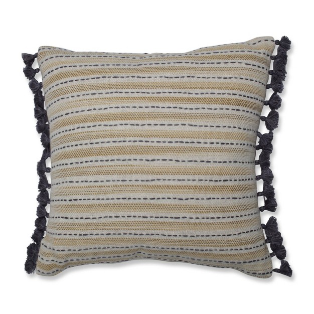 Ombre Coastal Stripe Throw Pillow Pillow Perfect