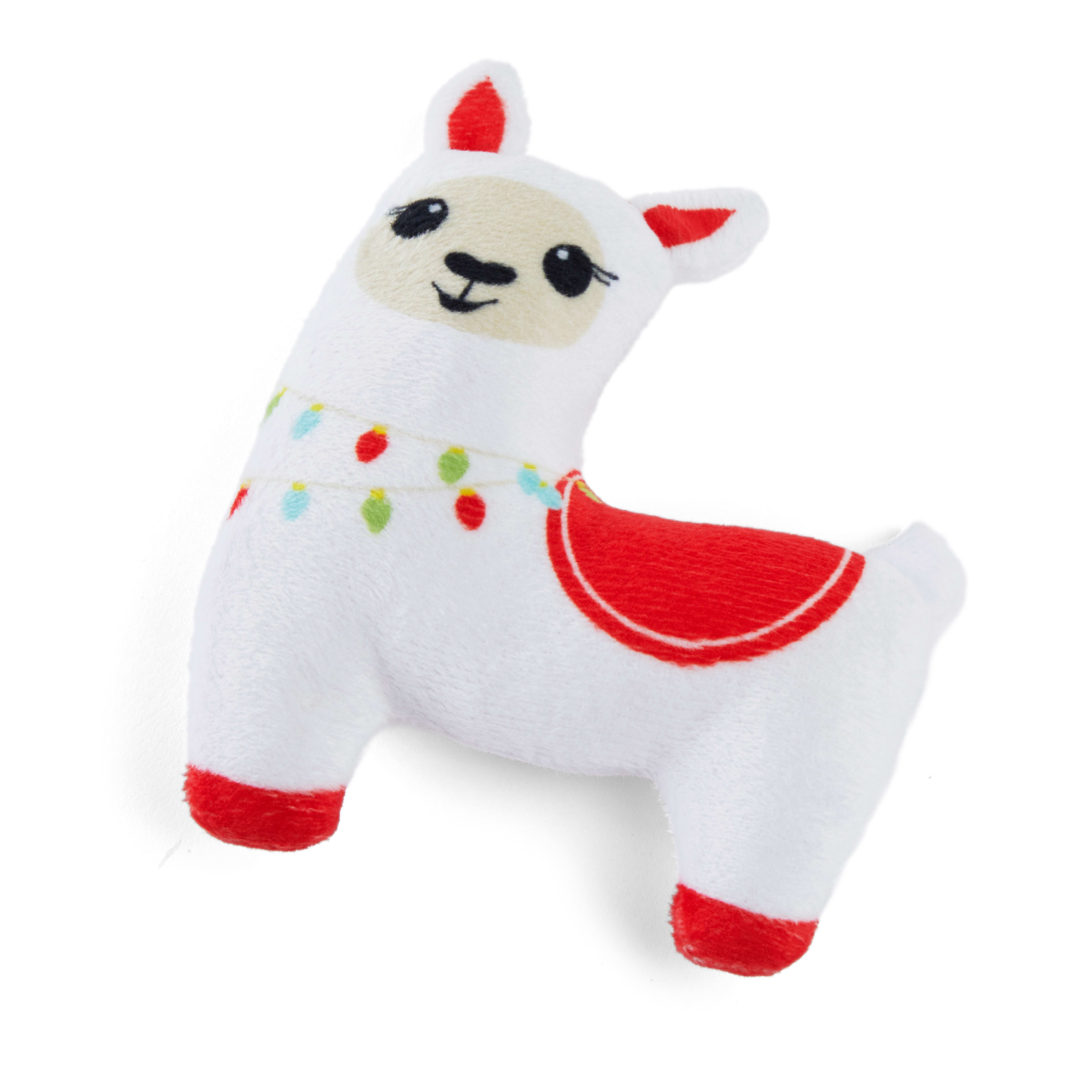 More and Merrier Plush Llama Dog Toy， X-Small