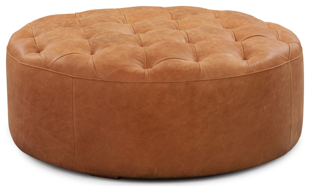 Poly and Bark Ascot Ottoman   Transitional   Footstools And Ottomans   by Edgemod Furniture  Houzz