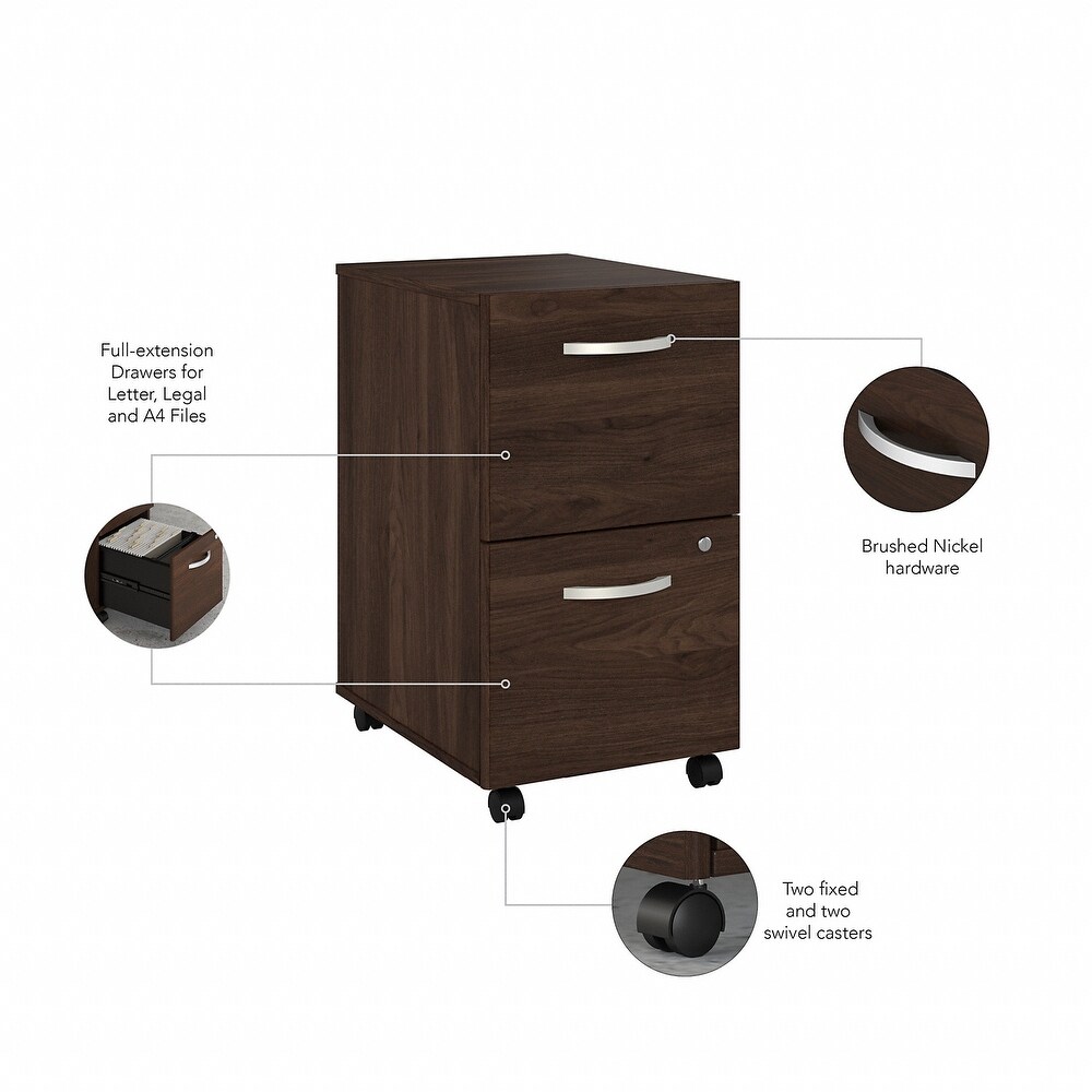 Studio C 2 drawer Mobile File Cabinet by Bush Business Furniture