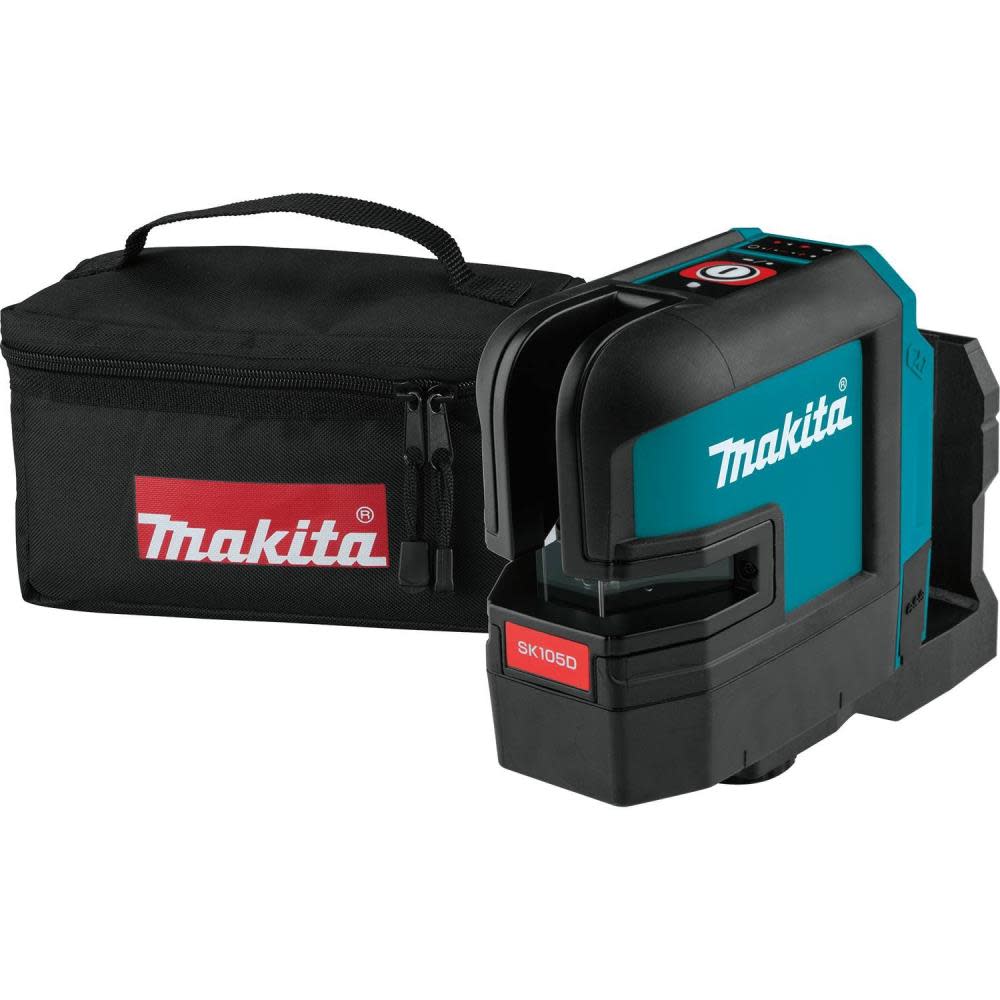 Makita 12V Max CXT Self-Leveling Cross-Line Red Beam Laser Bare Tool SK105DZ from Makita