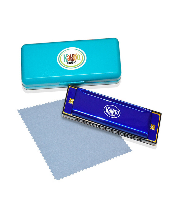 KaKoo Music Classic Blue Metal Harmonica