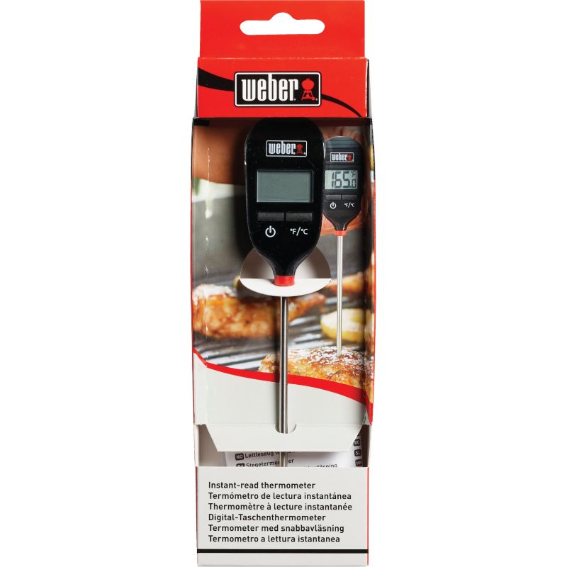 Weber Instant Read Thermometer 1.3 In. W. X 0.3 In. H. X 8 In. L.