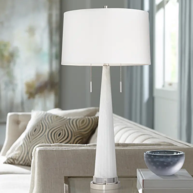 Zoe White Table Lamp