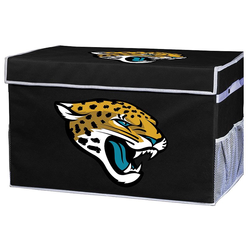 Franklin Sports Jacksonville Jaguars Small Collapsible Footlocker Storage Bin