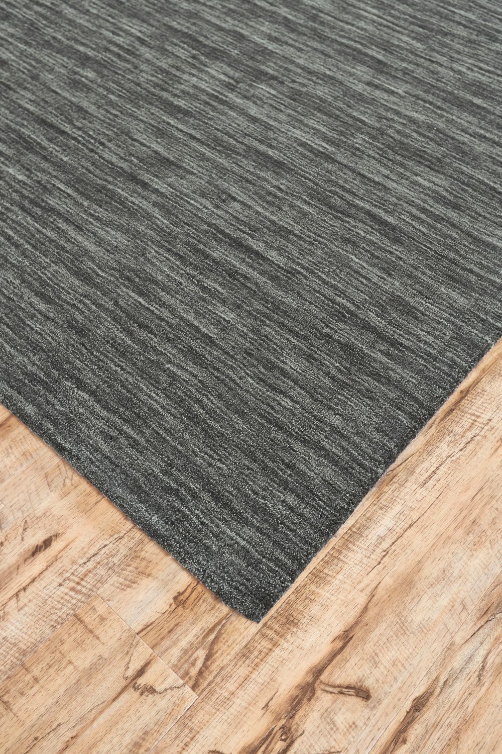 Celano Hand Woven Charcoal Gray Rug by BD Fine