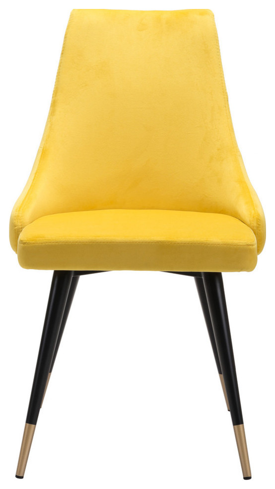 Piccolo Dining Chair (Set of 2) Yellow   Midcentury   Dining Chairs   by Furniture East Inc.  Houzz