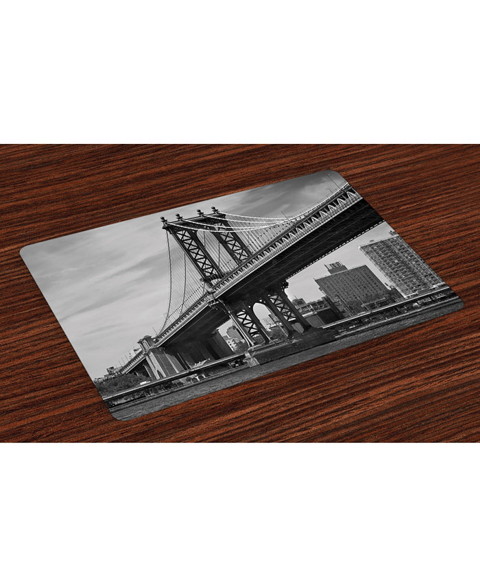 Ambesonne New York Place Mats Set of 4