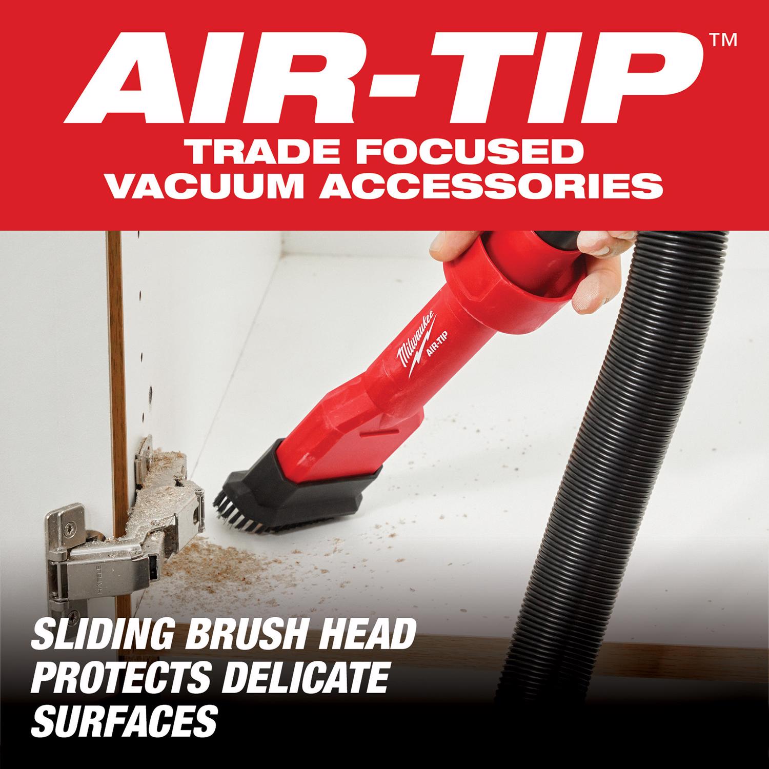 MW Air-Tip 10.5 in. L Shop Vac 2 in 1 Utility Wet/Dry Vac Brush 1 pc