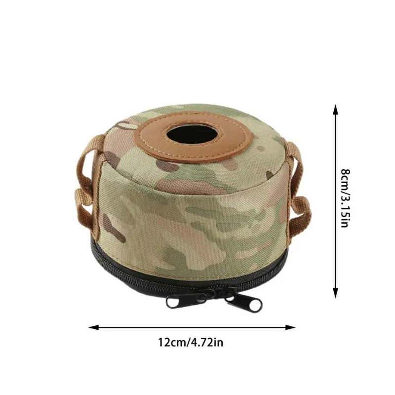 Camping Gas Tank Leather Case Gas Canister Protective Cover Durable Canister Cover Bag Fuel Cylinder Storage Bags Well Made