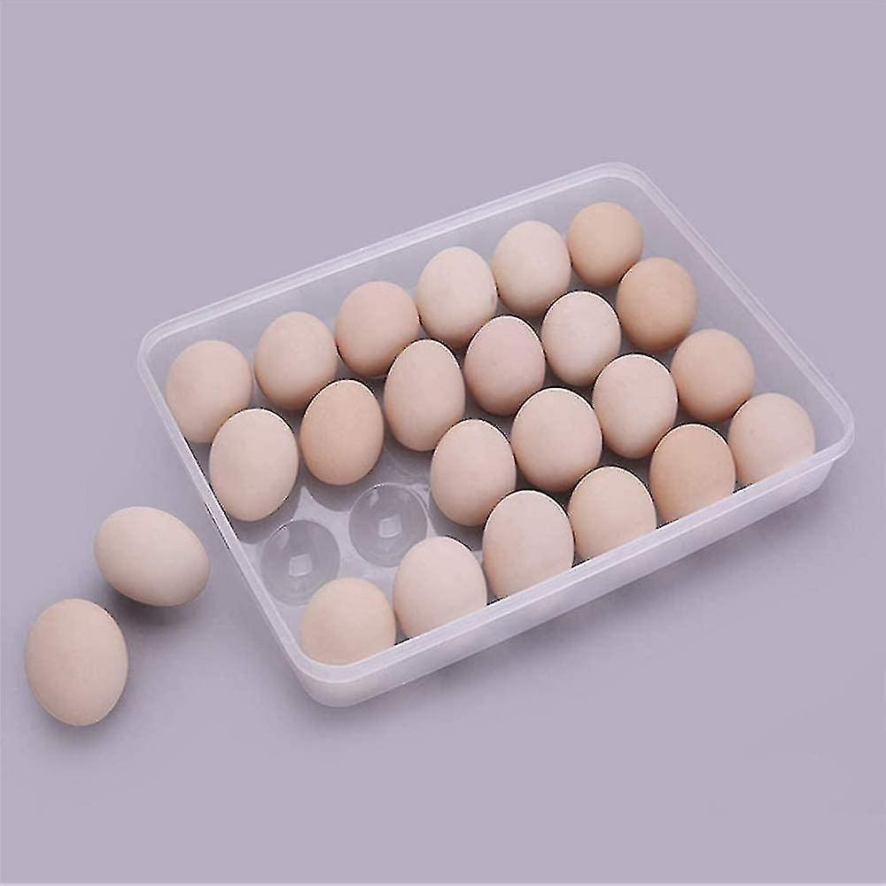 1 Egg Container， Refrigerator Egg Container With Lid， Plastic Egg Container， Portable Egg Storage Box