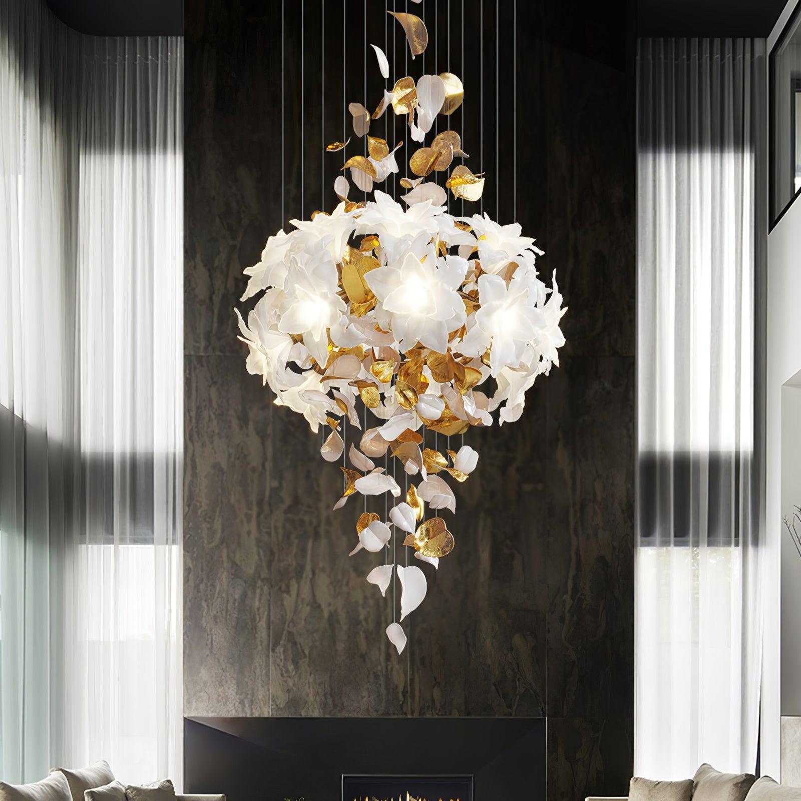 Flying Flowers Fluttering Chandelier