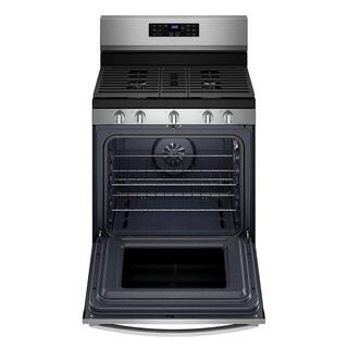 Whirlpool 30 in. 5.0 cu.ft. Gas Range with Air Fry in Fingerprint Resistant Stainless Steel WFG550S0LZ