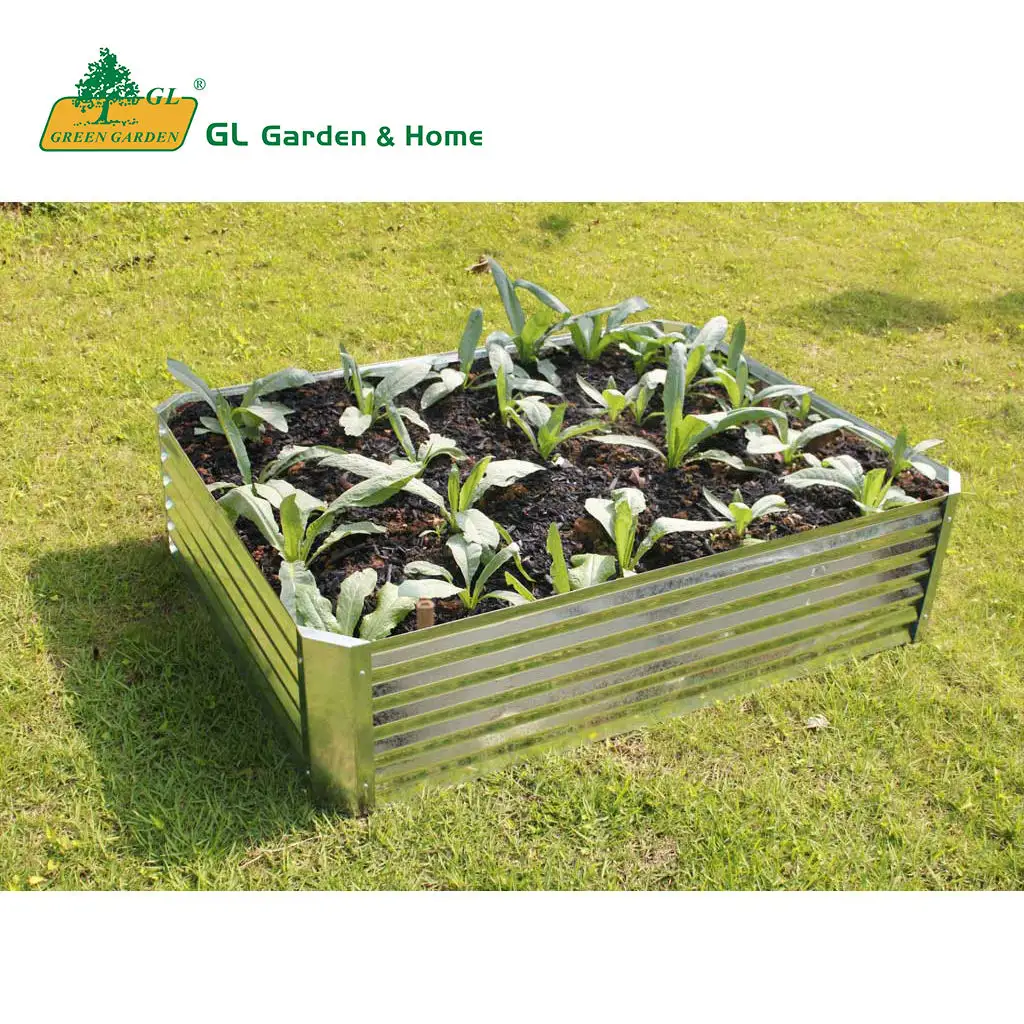 High quality Raised Beds vegetable garden planters beds Metal Raised Planter Box Garden Bed